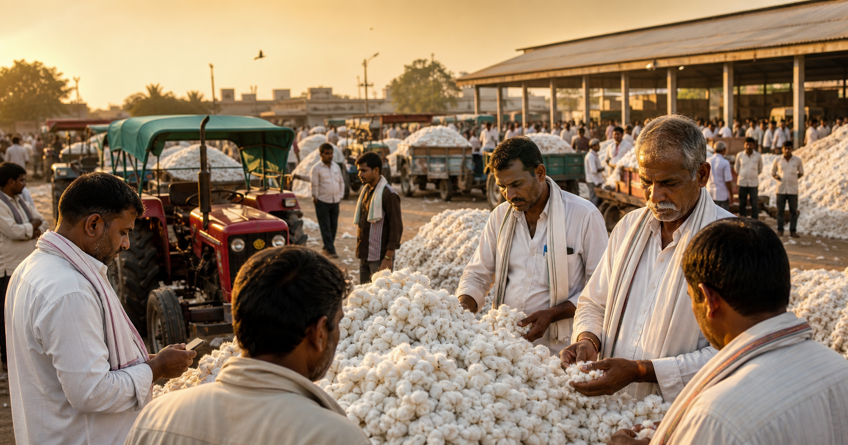 Cotton auction yard